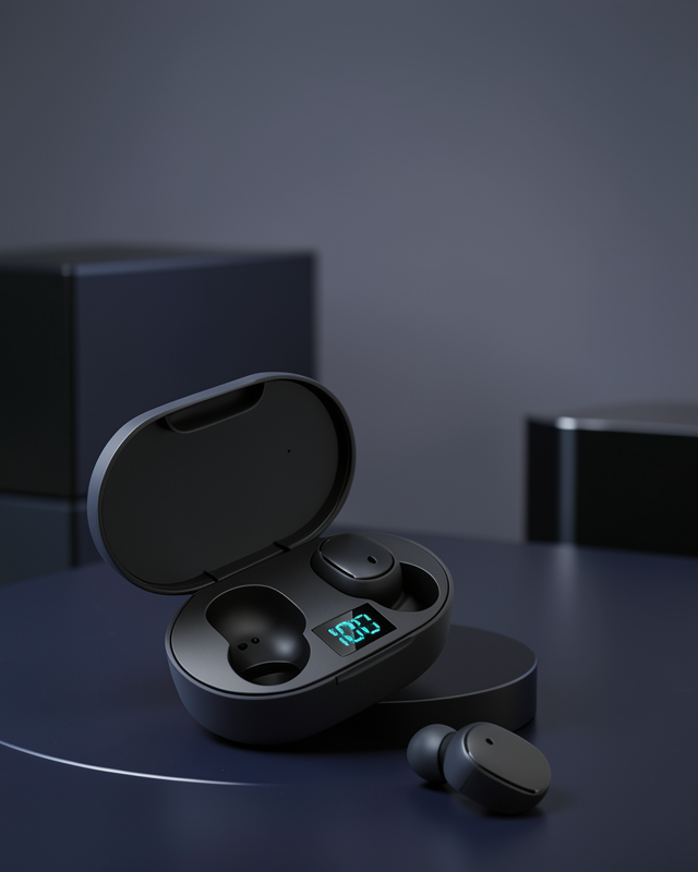 Bluetooth Kulaklık TWS Yüksek Ses Kaliteli Kesintisiz Dijital Göstergeli Kulaklık