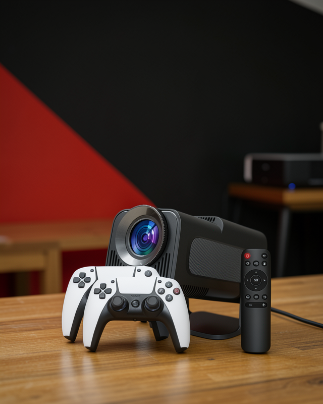 Retro Video Oyunu Konsolu Android Tv El Oyun Konsolu WIFI Taşınabilir Projeksiyon Cihazı