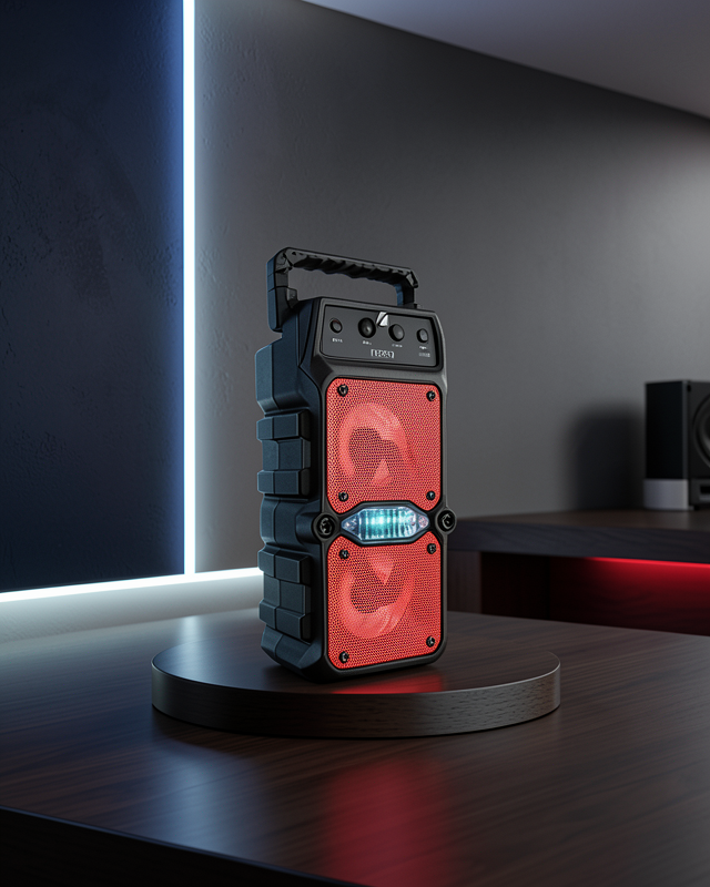 Ses Bombası Kablosuz Bluetooth Hoparlör Çift Çıkışlı Yüksek Ses Kaliteli Hoparlör