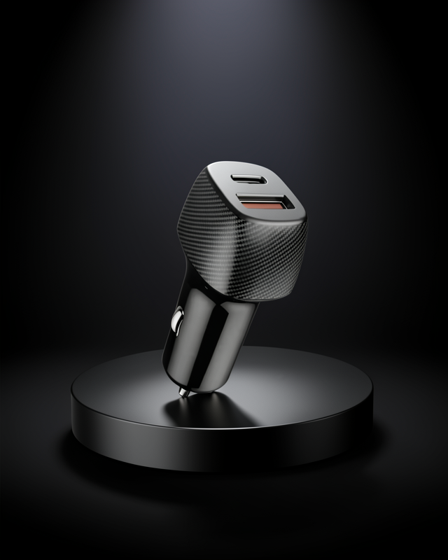 38W USB Type-C Girişli Oto Çakmaklık Araç İçi Hızlı Şarj Çakmaklık Şarj Aleti