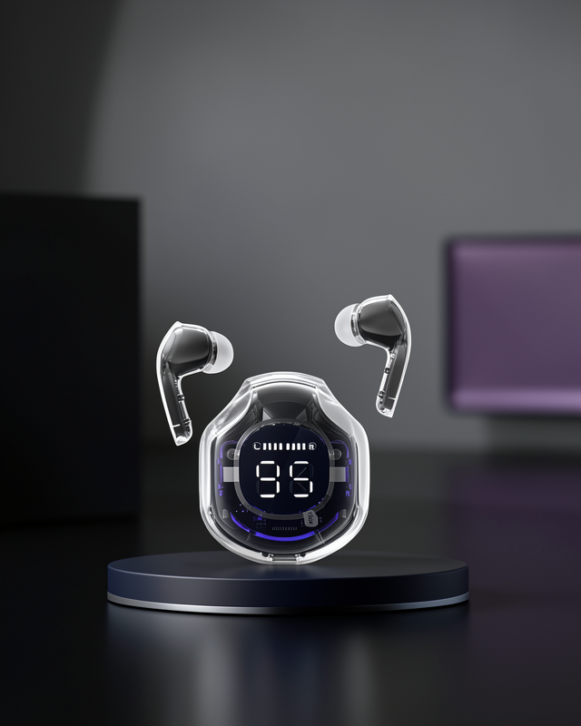 2025 Model Kablosuz Bluetooth Kulaklık ANC ENC Destekli HİFİ Stereo