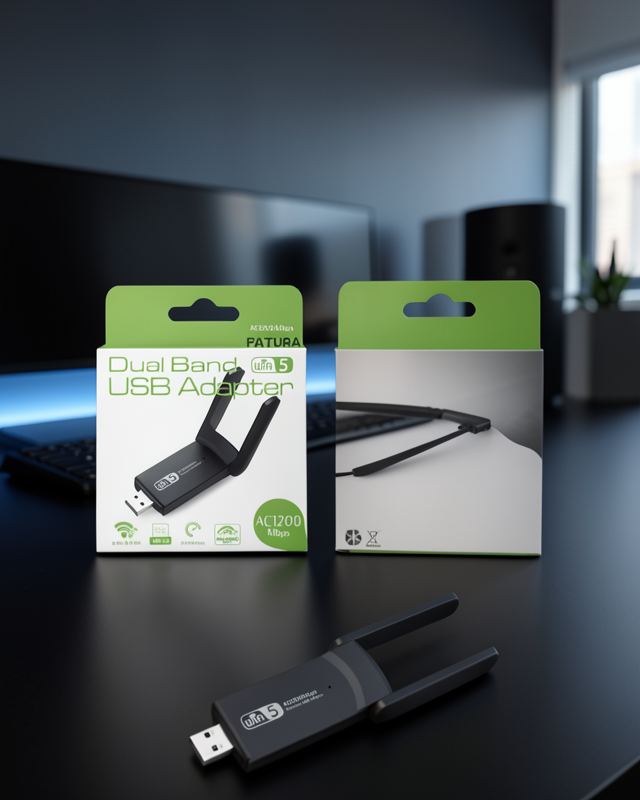 USB 3.0 Wireless Adaptör – 2.4GHz & 5GHz Destekli