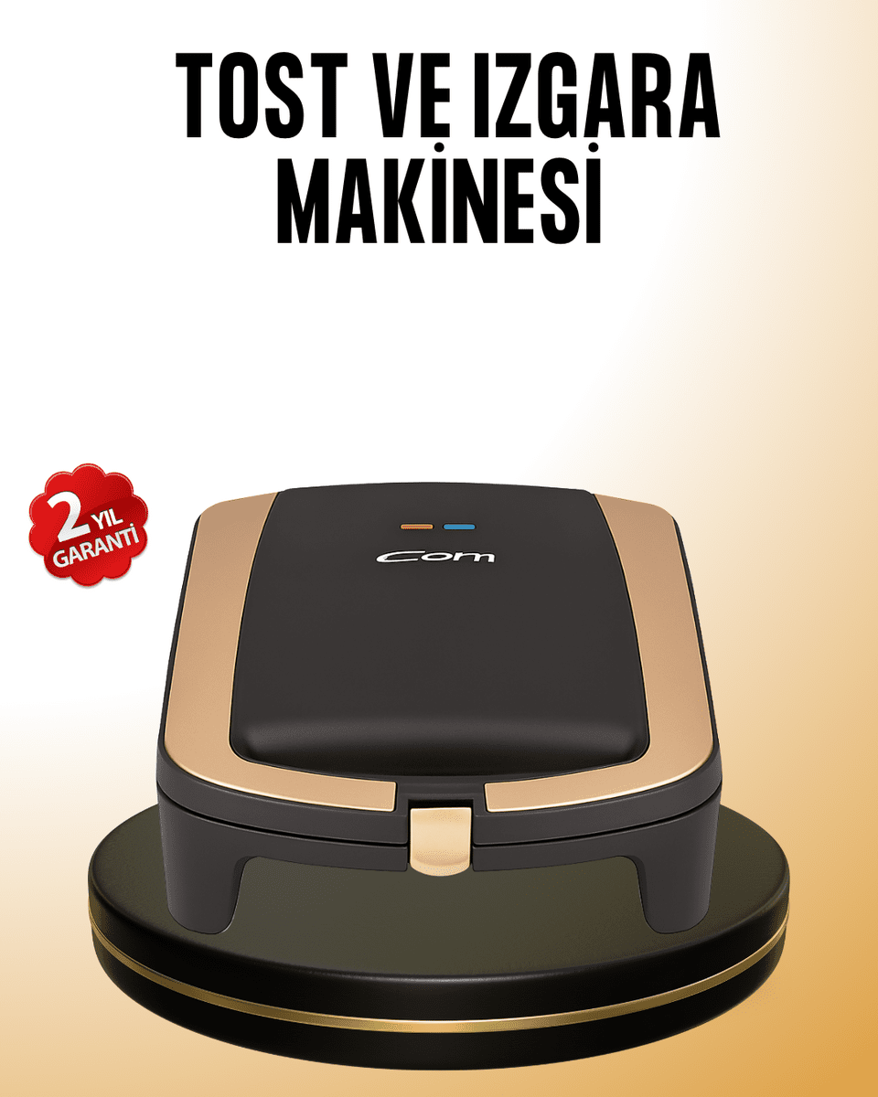Tost Makinesi Hızlı Pişirme Teknolojisi 1500 Watt