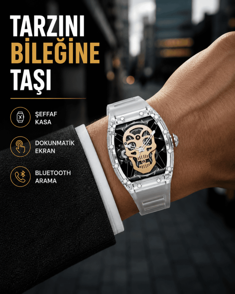 Çoklu Spor Modlu Akıllı Saat Bildirim Destekli Yeni Nesil