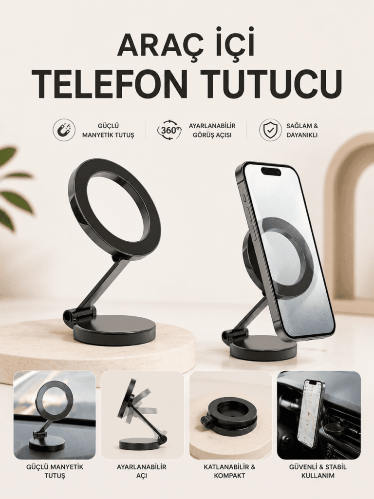 Araç İçi Telefon Tutucu