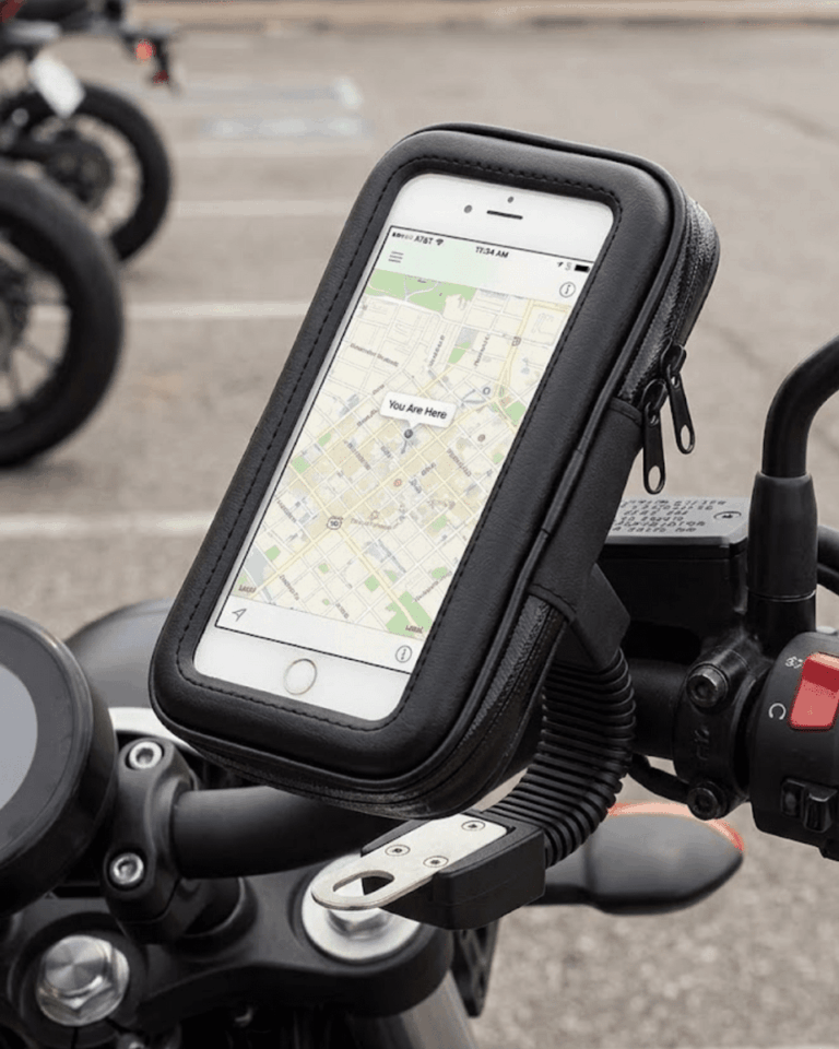 Su Geçirmez Motosiklet Scooter Telefon Standı Dokunmatik Ekranlı Bisiklet Tutucu