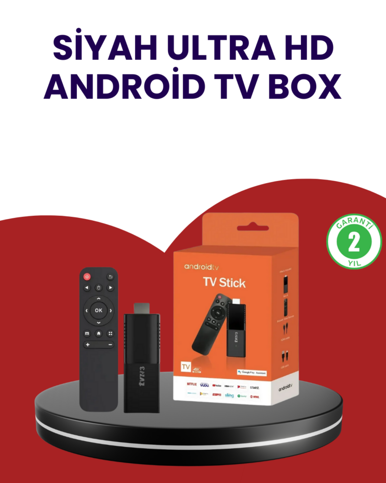 WiFi ve Bluetooth Destekli Android TV Dönüştürücü Stick