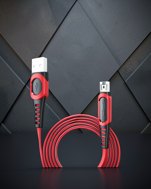 Dc24 Micro Usb Kablo 1.2m 4a - Kırmızı