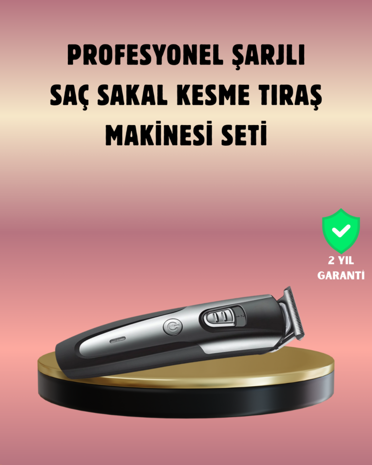 Şarjlı Saç Sakal Kesim Makinesi Detaylı Kesim İçin Hassas Başlıklı