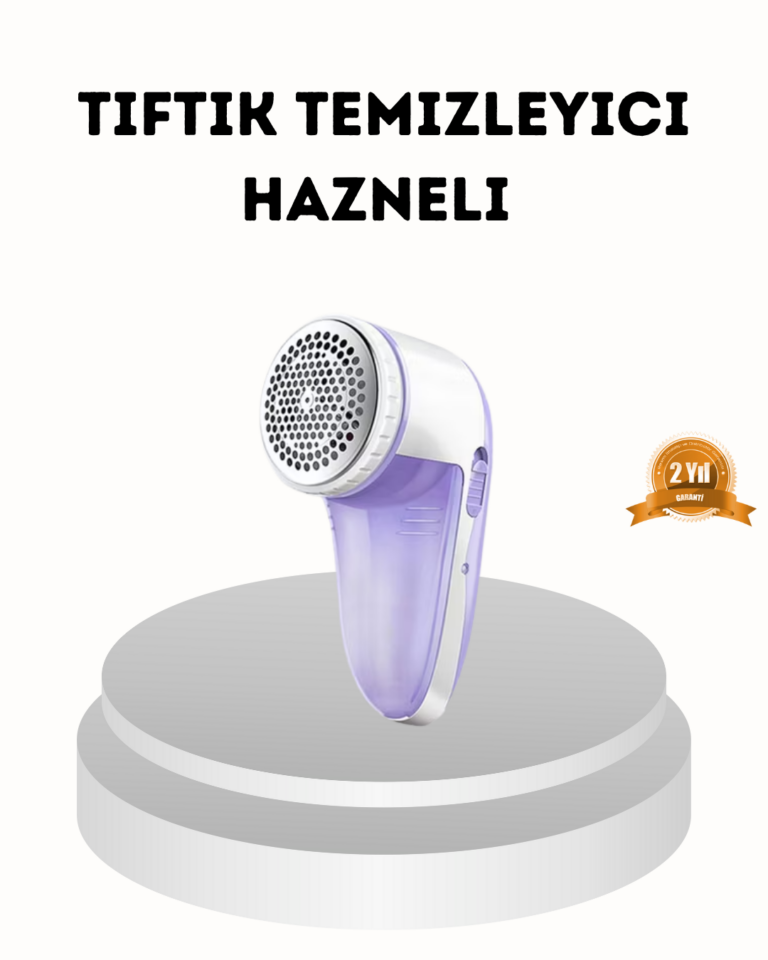 Taşınabilir Şarjlı Tiftik Toplayıcı – Çıkarılabilir Hazneli, Anti-Statik Fırçalı