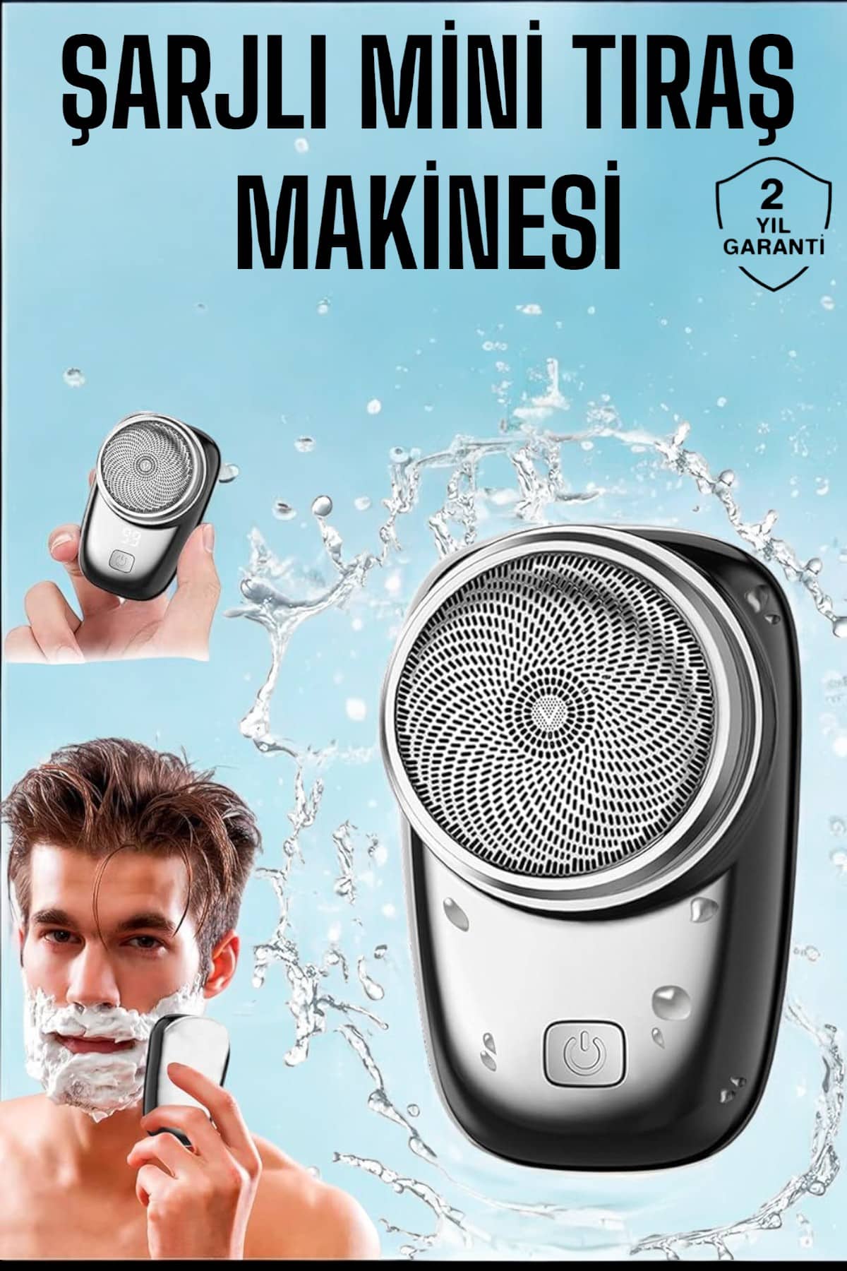 Tıraş Makinesi Sıfır Sinek Kaydı Tıraş Makinesi Şarjlı Kablosuz Taşınabilir
