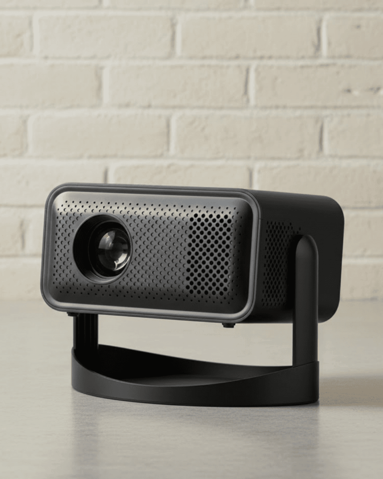 Smart Projector Android TV Taşınabilir Gimbal Standlı