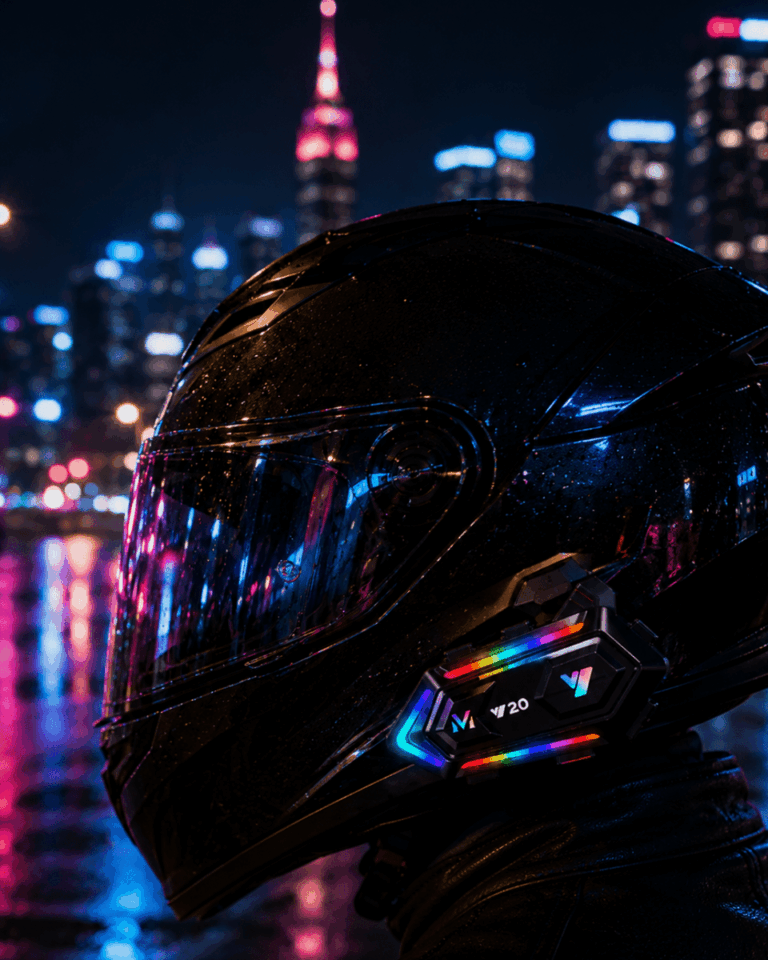 Bluetooth 5.3 Motosiklet Kask Intercom Gürültü Engelleyici Su Geçirmez Kulaklık