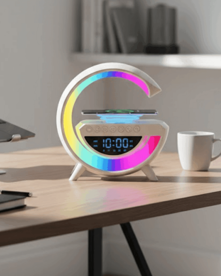 Modern RGB Işıklı Kablosuz Hoparlör Uzun Süreli Müzik Keyfi