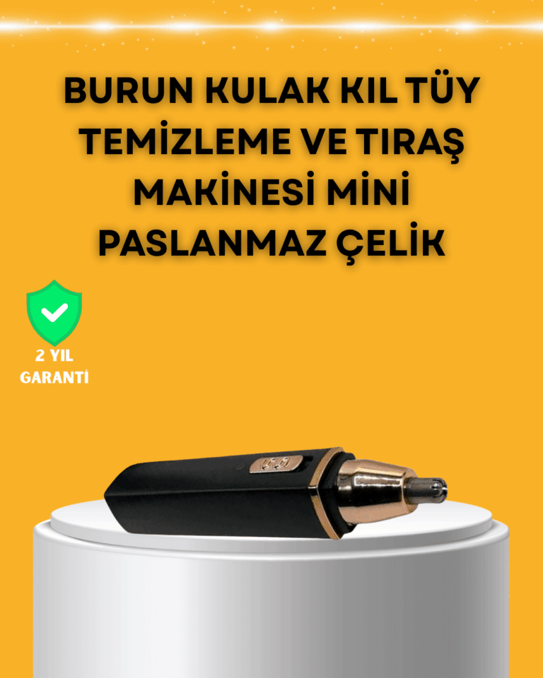 USB Şarjlı Sessiz Burun ve Kulak Kılı Temizleme Cihazı