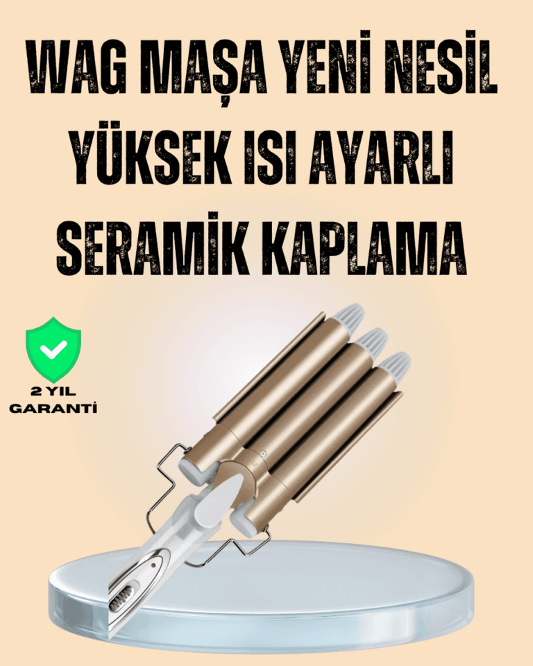 Ayarlanabilir Isılı Bukle Saç Maşası