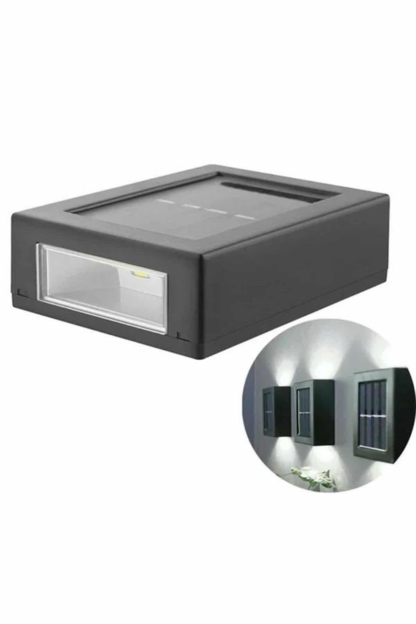 Dekoratif Duvar Lambası Solar Güneş Enerjili Bahçe Aydınlatması