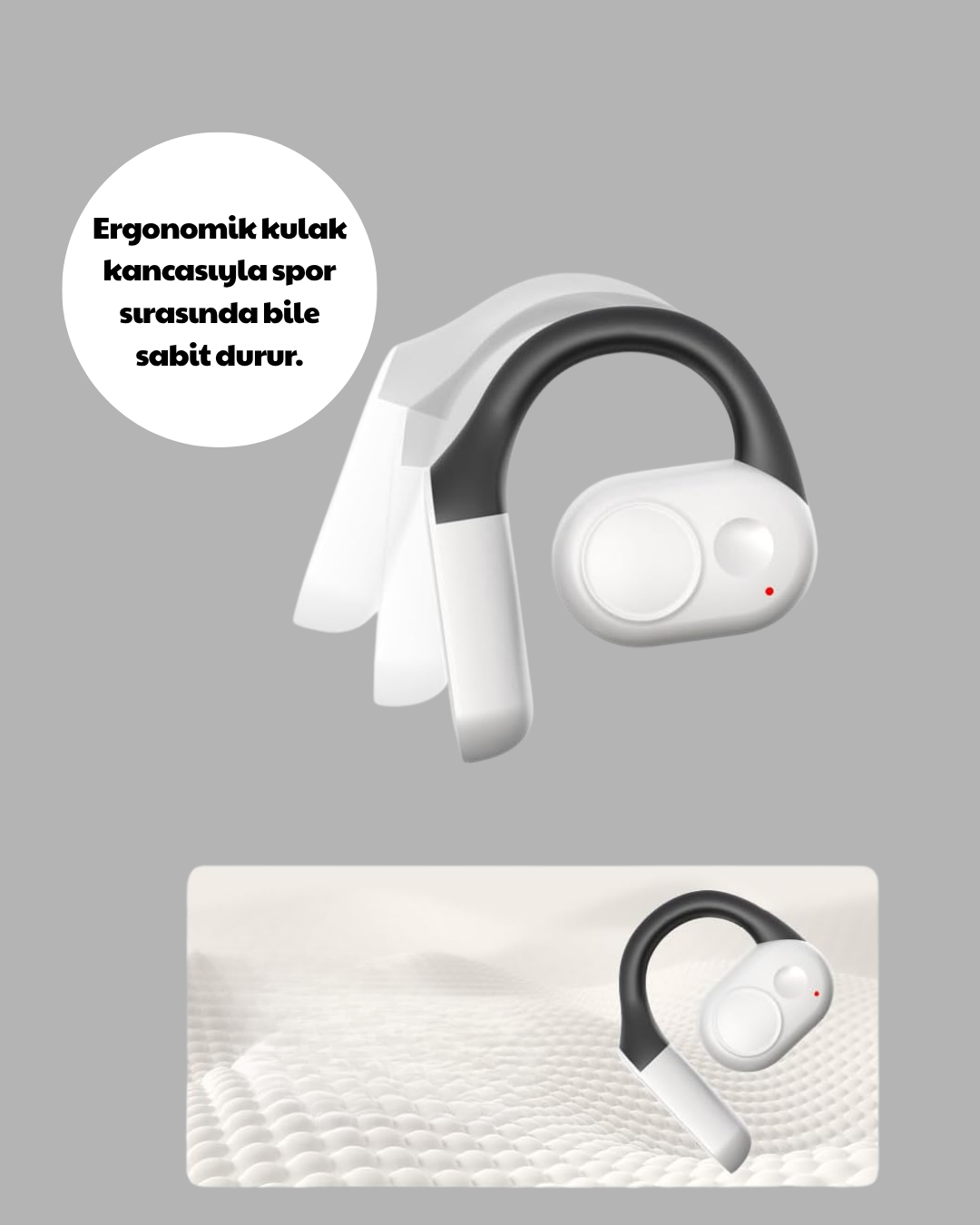 Kablosuz Bluetooth Kulaklık – Otomatik Eşleşme, Tek Tuş Kontrol, Stereo Ses