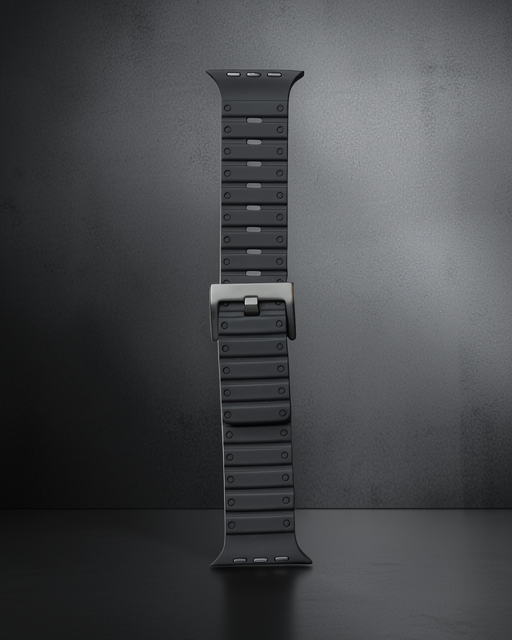 Apple Watch 42mm Magnus Mıknatıslı Silikon Kordon (saat Değildir) - Siyah