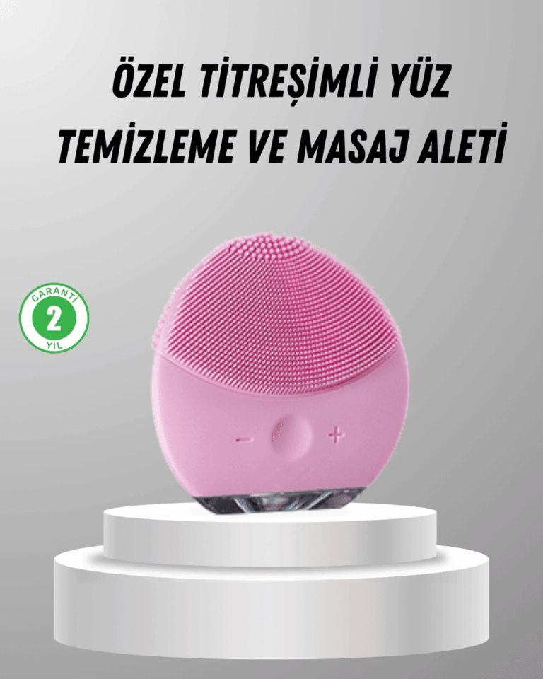 Cilt Dostu Silikon Yüz Masaj Aleti – Hafif, Dayanıklı ve Su Geçirmez Tasarım