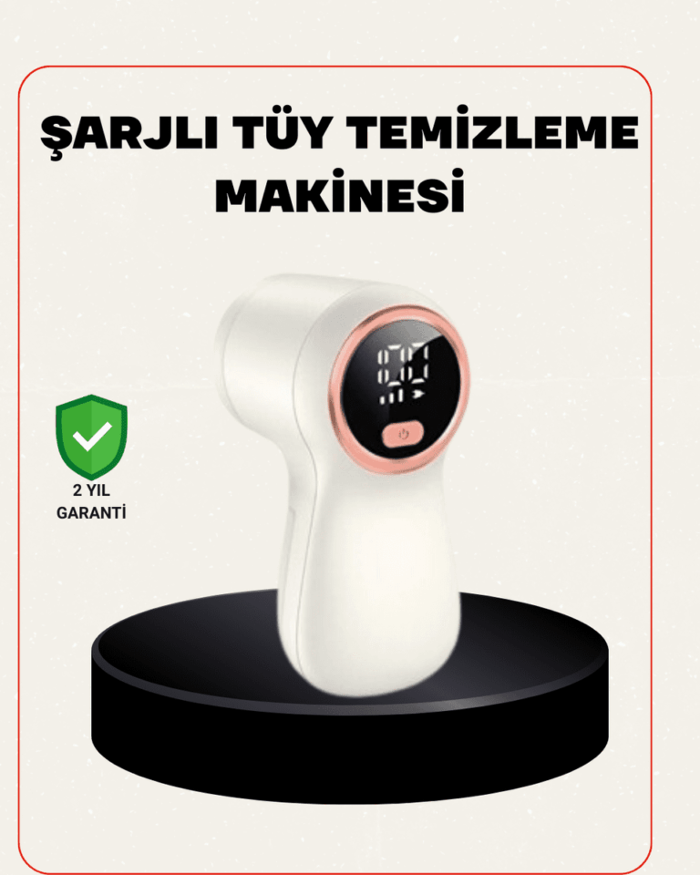 Şarjlı Tüy Temizleyici Paslanmaz Çelik Bıçaklı