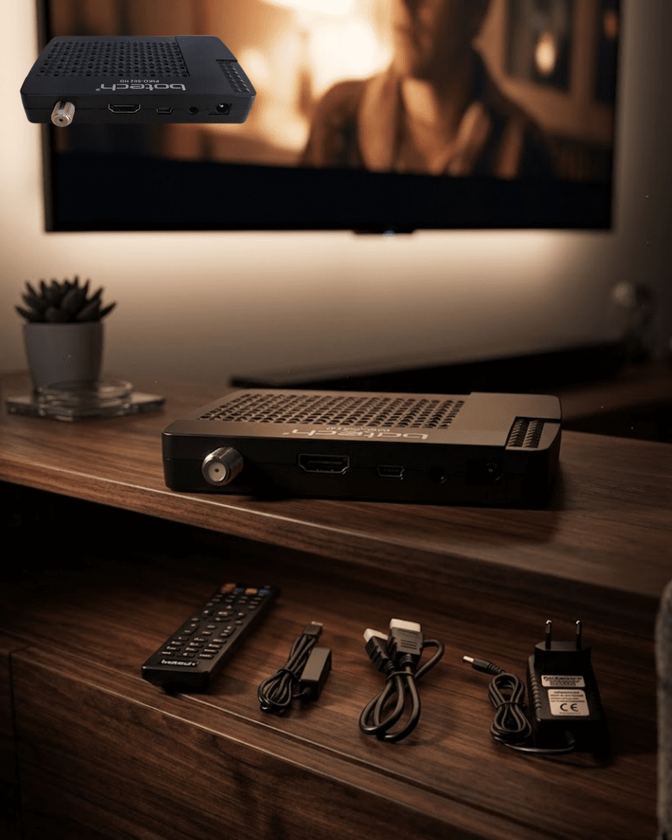 Yüksek Performanslı HD Uydu Alıcı Çoklu Dil Desteği USB Film İzleme Özelliği