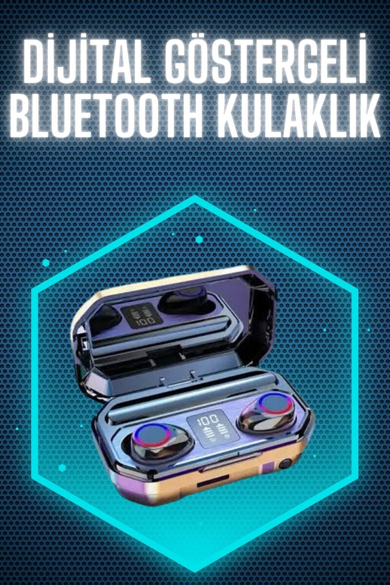 Bluetooth Kulaklık Android ve İOS Uyumlu ANC Özellikli Dijital Şarj Göstergeli