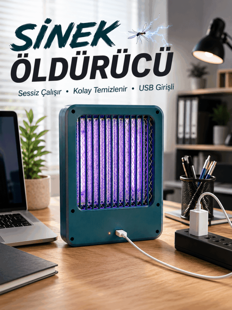 USB Girişli Uçan Böcek ve Sinek Yakalama Cihazı