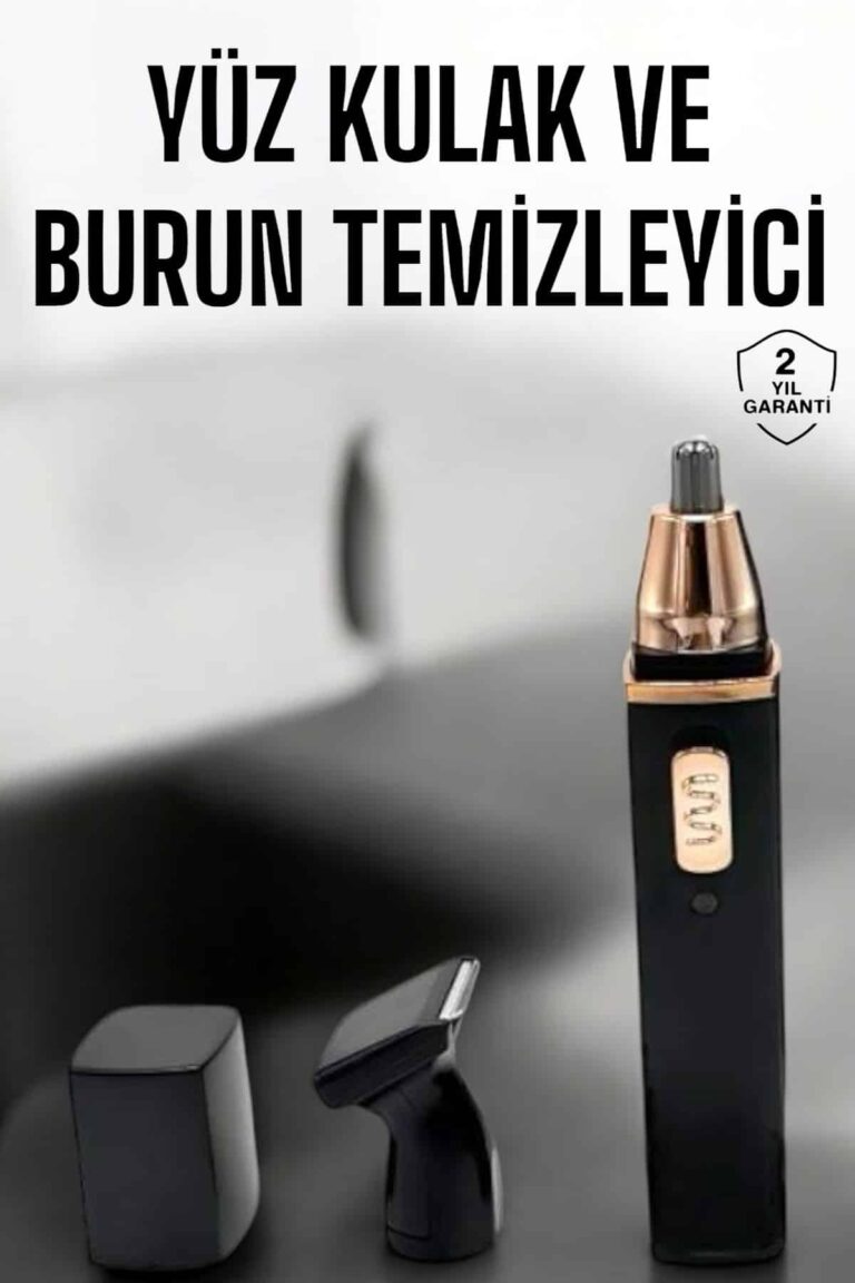 Seyahat Tipi Mini Taşınabilir Siyah Burun Kulak Yanak Kıl ve Tüy Temizleme Makinesi