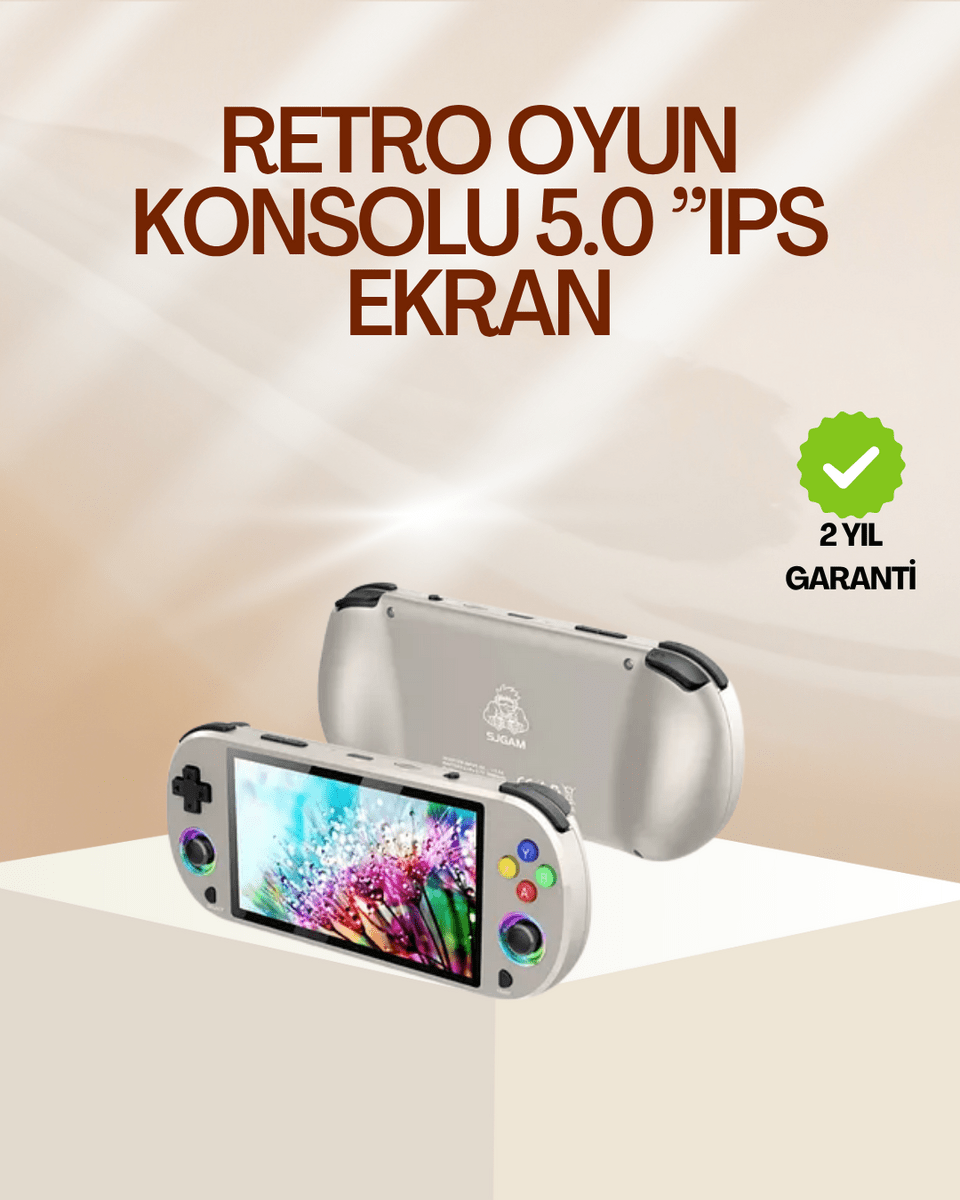 5" IPS Ekranlı Taşınabilir Oyun Konsolu