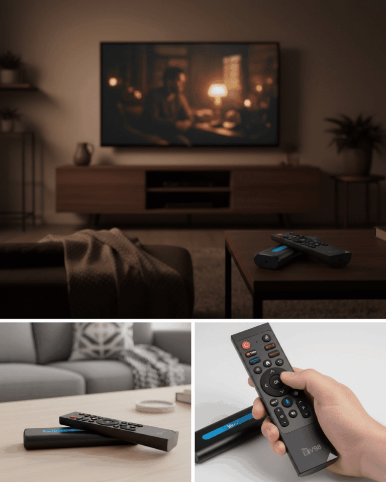 8K Android TV Stick Bas Konuş Destekli Güçlü Performans