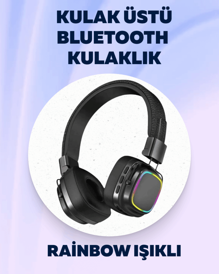 Yüksek Ses Kaliteli Kablosuz Kulak Üstü Kulaklık – BT 5.3