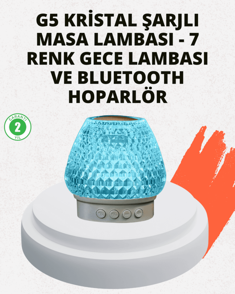 15 Metre Çekim Mesafeli Şarjlı Işıklı Hoparlör