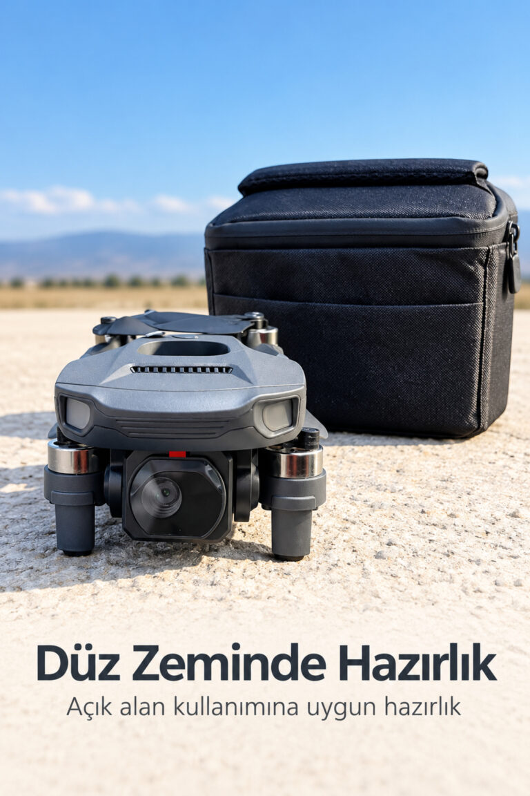 GPS Kameralı Drone Kumandadan Eve Dönüş Fonksiyonlu