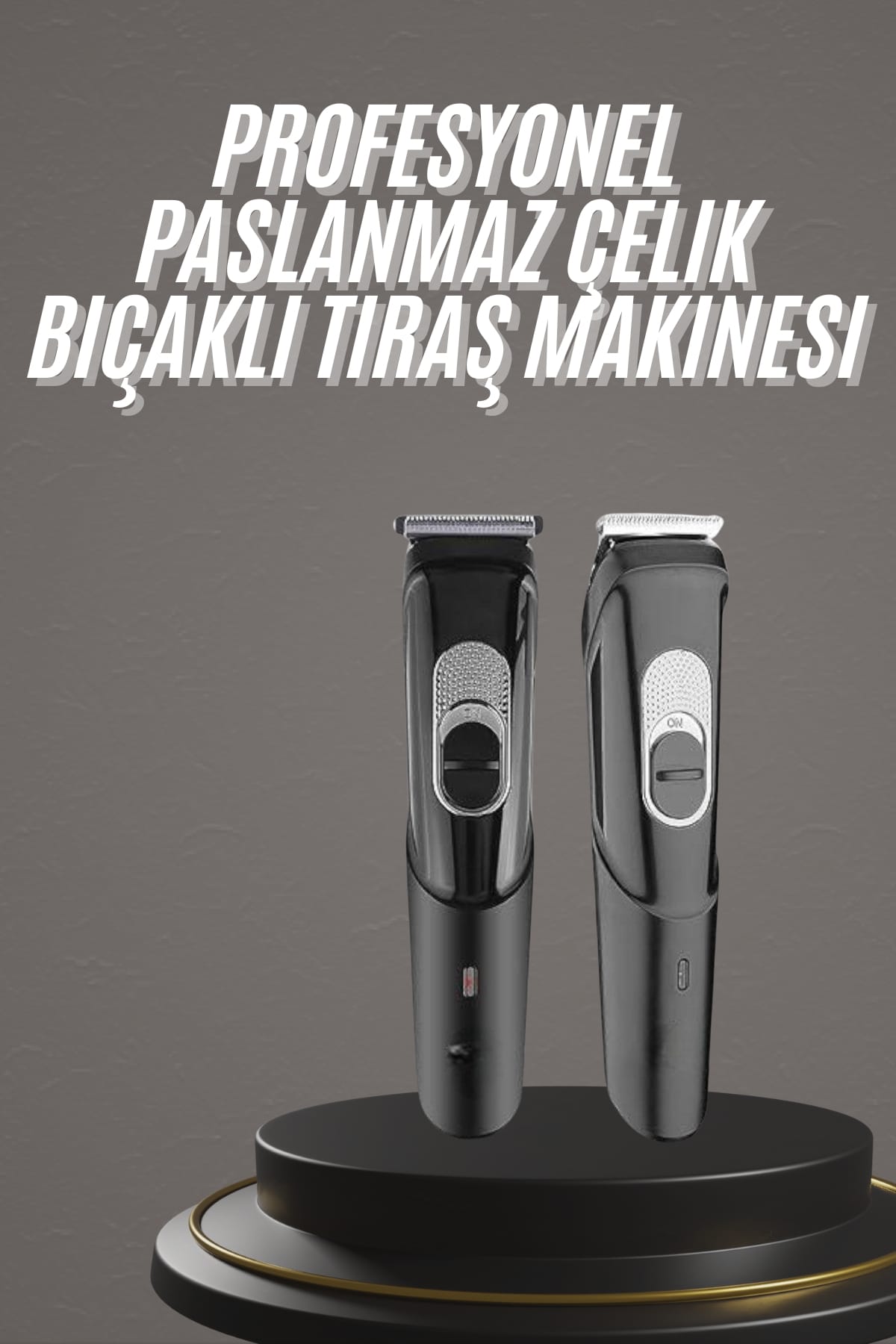 Pro Şarjlı Saç Sakal Tıraş Makinesi Ense Kesme Makinesi Lazer Öncesi Kısaltma