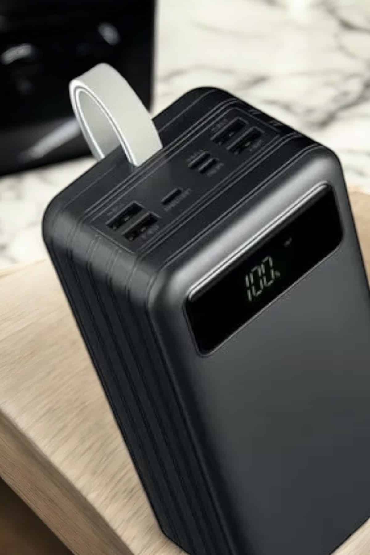 Powerbank 60.000 MAH 4 Portlu Uzun Şarj Süreli Dijital Göstergeli