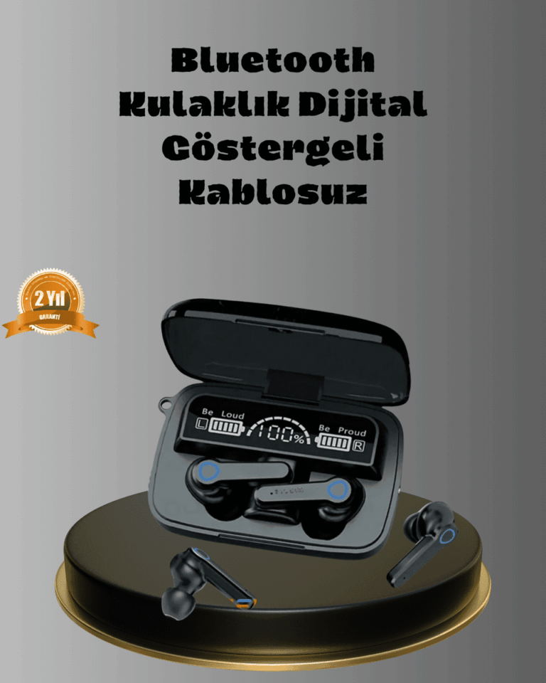 Powerbank’lı M19 Bluetooth Kulaklık – Oyun İçin Düşük Gecikme, Uzun Kullanım ve Şarj Desteği