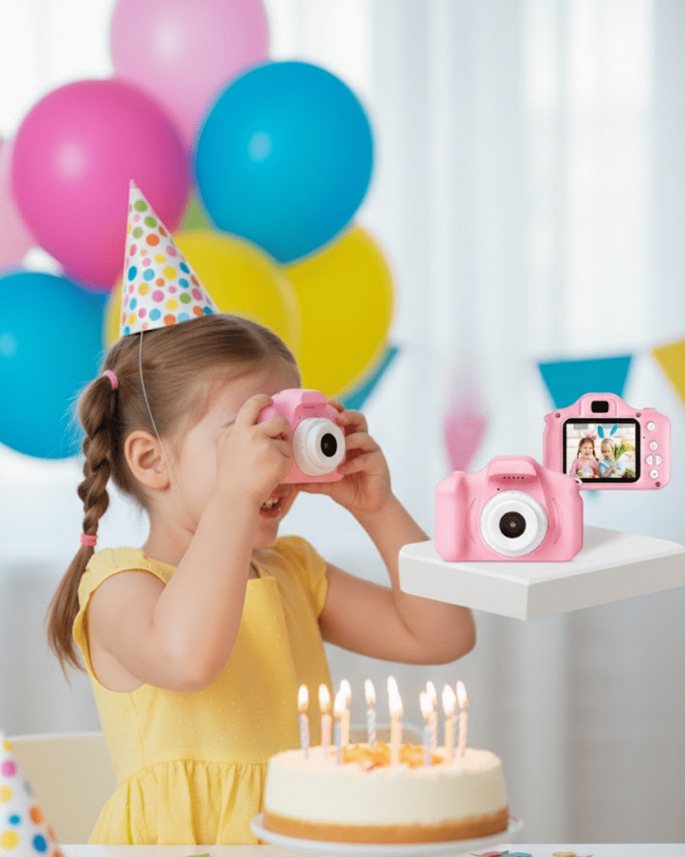 Mini Dijital Kamera HD Video Kayıt ve Fotoğraf Çekim Özellikli USB Şarjlı Taşınabilir Cihaz