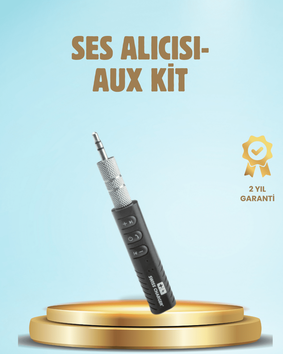 Bluetooth 4.1 Ses Alıcısı – Kablolu Cihazları Kablosuz Hale Getirin