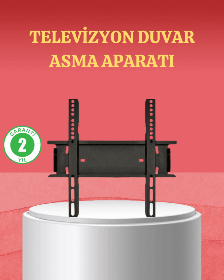 32-42 İnç TV Askı Aparatı Kolay Kurulum Düz ve Kompakt Tasarım