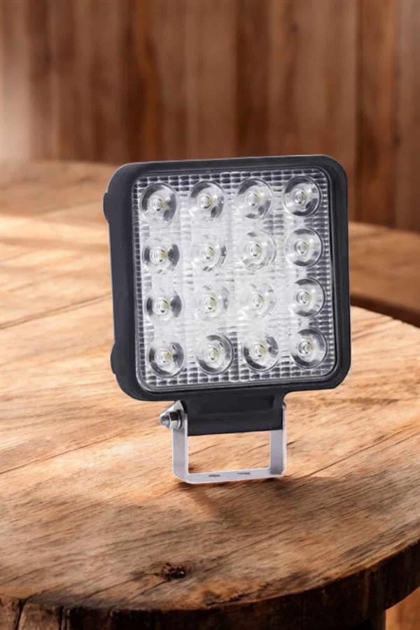 Tepe Lambası Çalışma Lambası Sis Lambası 16 Led Beyaz Led Işık