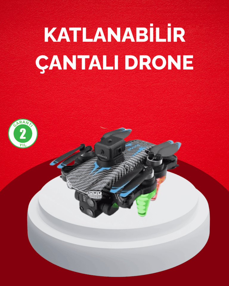 Katlanabilir Drone 1080P Kamera 0-100m Uçuş Mesafeli