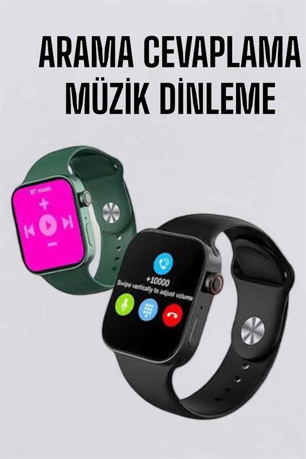 Akıllı Saat Amoled Ekran GPS ve Uyku Takibi Bluetooth Bağlantılı