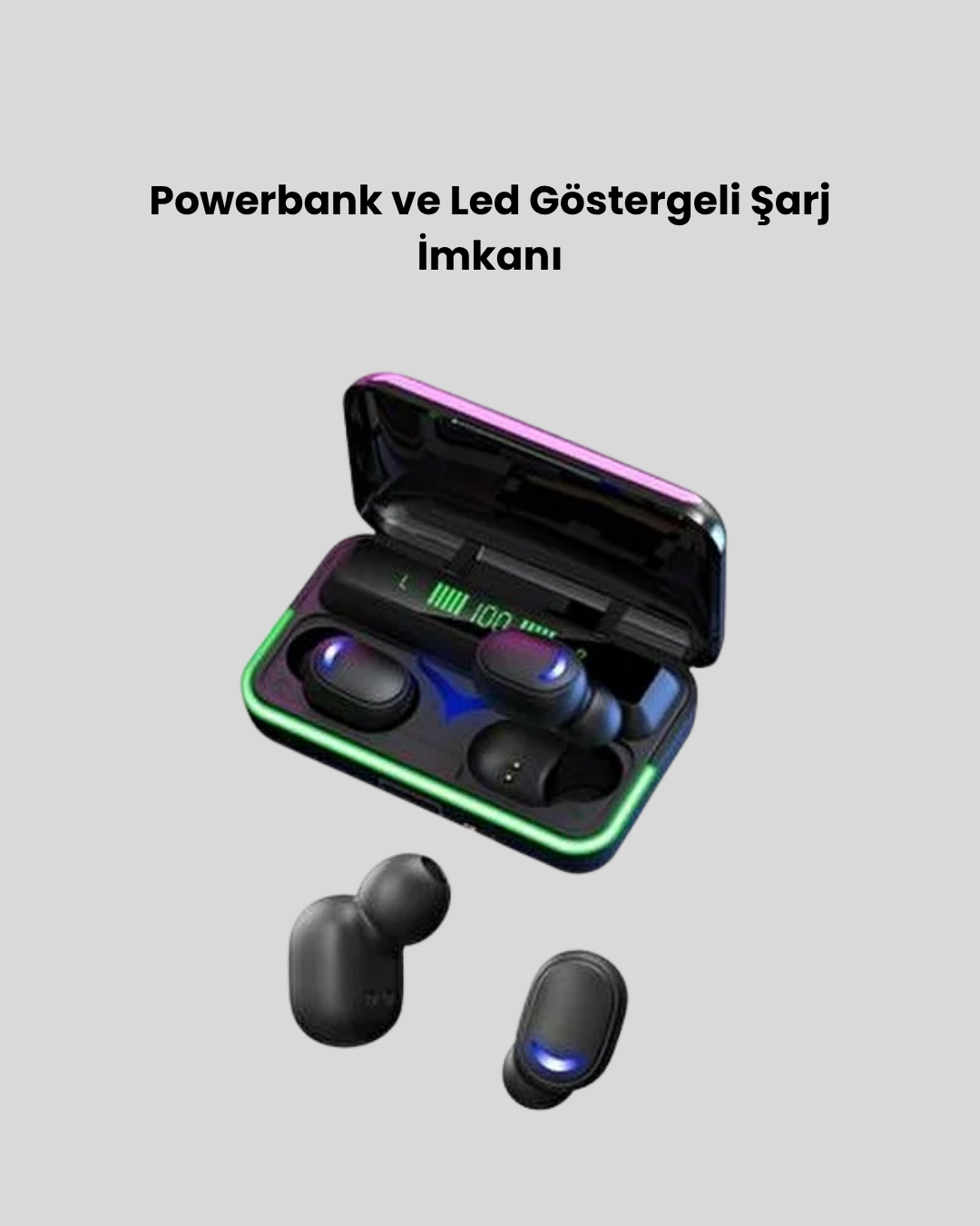 E10 Powerbank Bluetooth Kulaklık – Düşük Gecikmeli Oyun ve Müzik Deneyimi