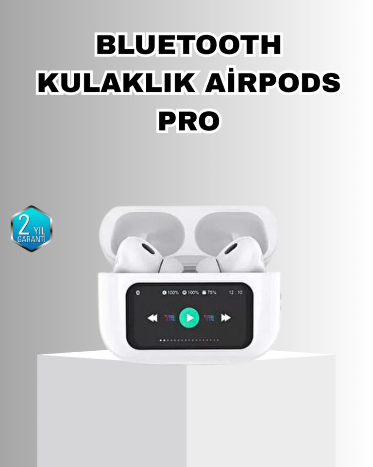 ANC Bluetooth Kulaklık – Dokunmatik, Powerbank Kutulu, Akıllı Sensörlü