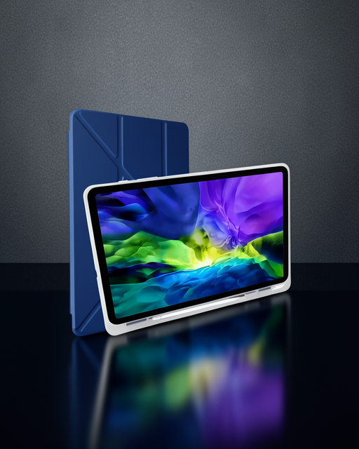 Xiaomi Mi Pad 5 11 Kılıf Kalemlikli Mars Tablet Kılıfı - Lacivert