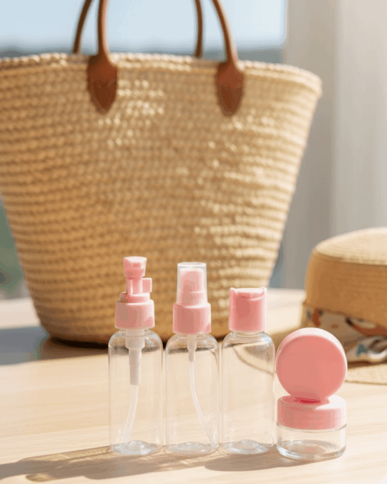 30 ml 5’li Seyahat Banyo Şişe Seti Çantalı