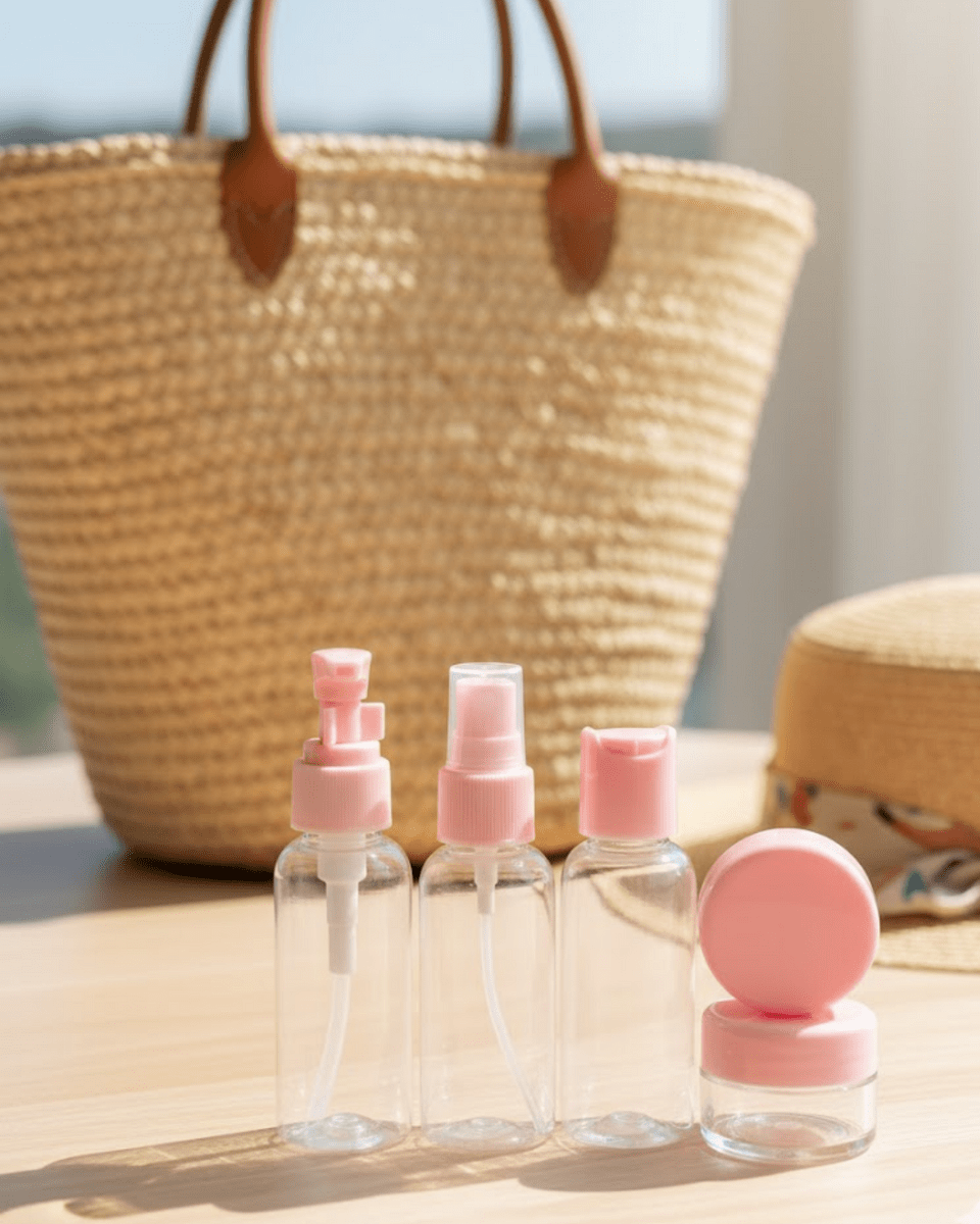 30 ml 5’li Seyahat Banyo Şişe Seti Çantalı