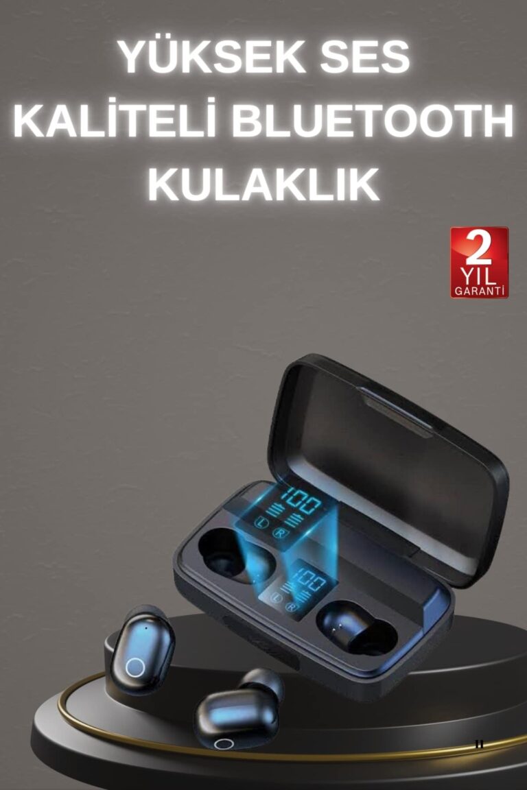 Yeni Nesil TWS Kablosuz Kulaklık Güçlü Batarya Yüksek Kalite Bluetooth 5.0 ANC Özelliği