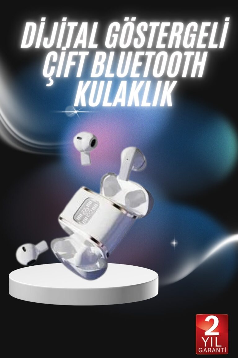 Profesyonel Dijital Göstergeli Düşük Gecikme Bluetooth Kulaklık Çift Kulaklık